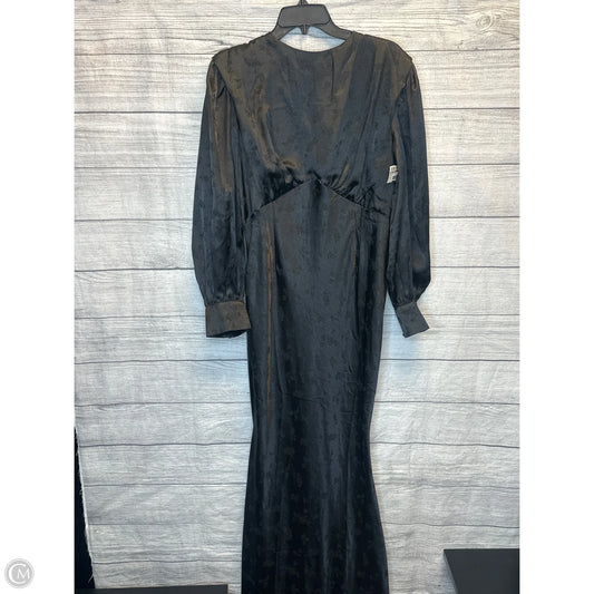 Dress Casual Maxi By Boohoo Boutique In Black, Size: 12