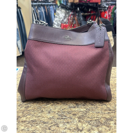 Handbag Designer By Coach, Size: Medium