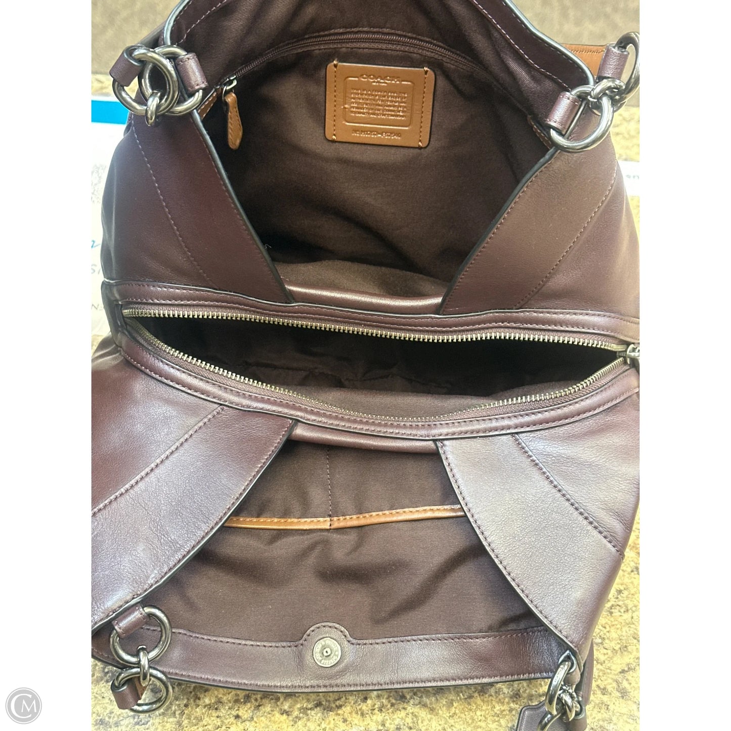 Handbag Designer By Coach, Size: Medium