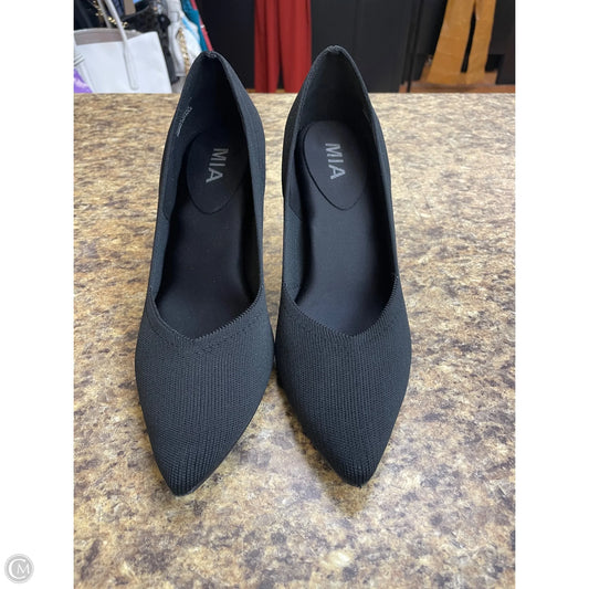Shoes Heels Stiletto By Mia In Black, Size: 8