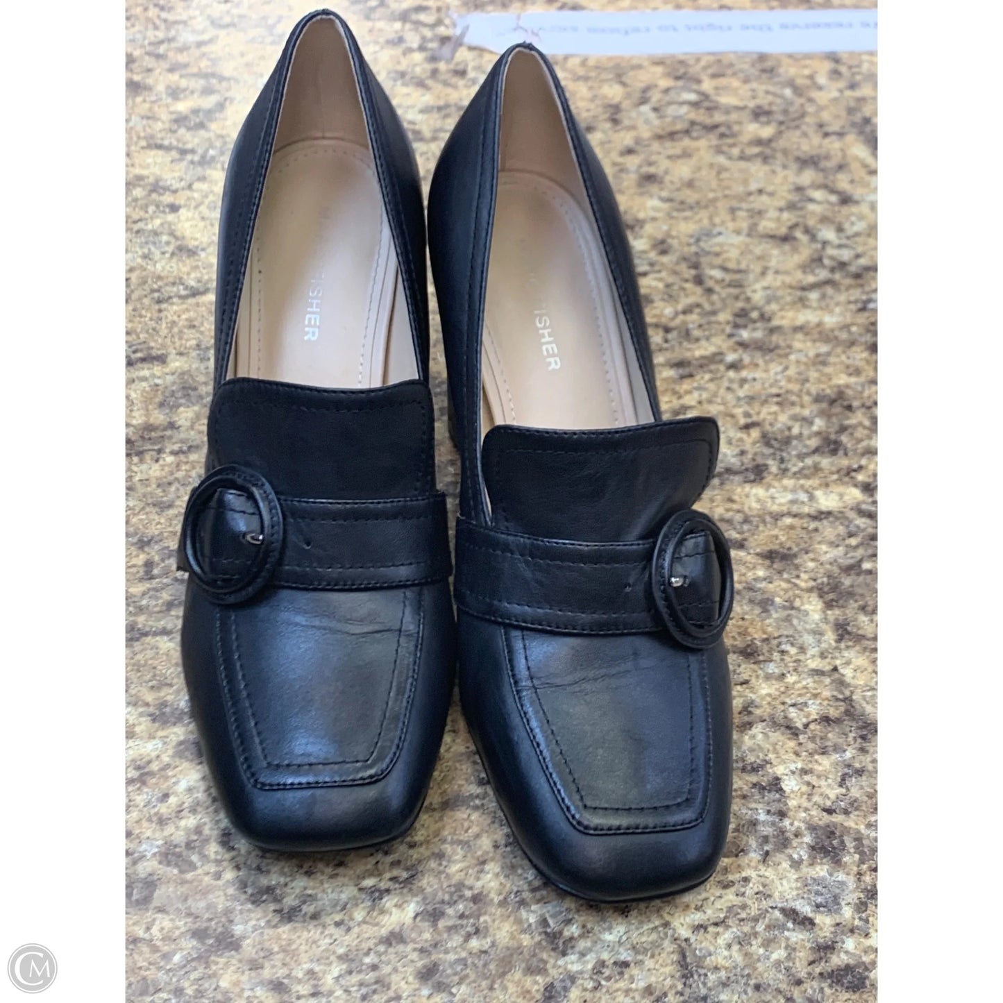 Shoes Heels Block By Marc Fisher In Black, Size: 9