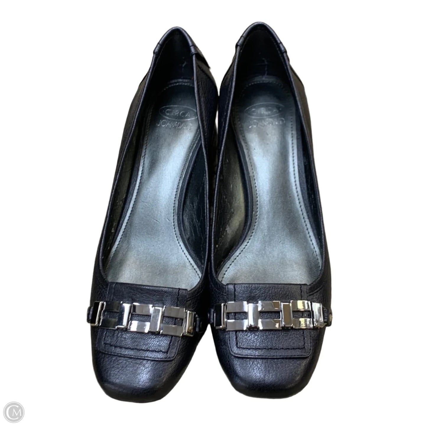 Shoes Heels Block By Circa Joan And David In Grey, Size: 7.5