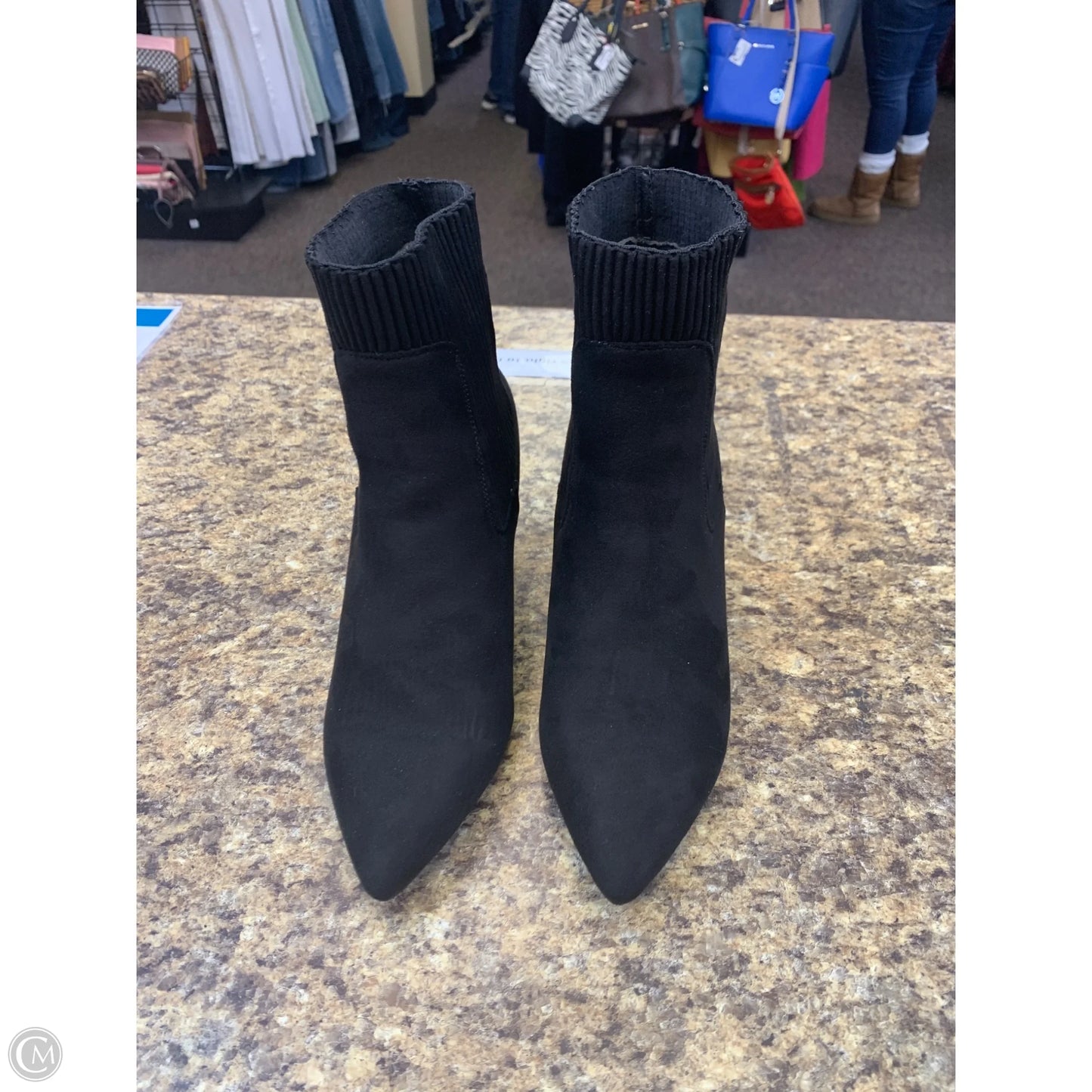 Boots Ankle Heels By Cmf In Black, Size: 9