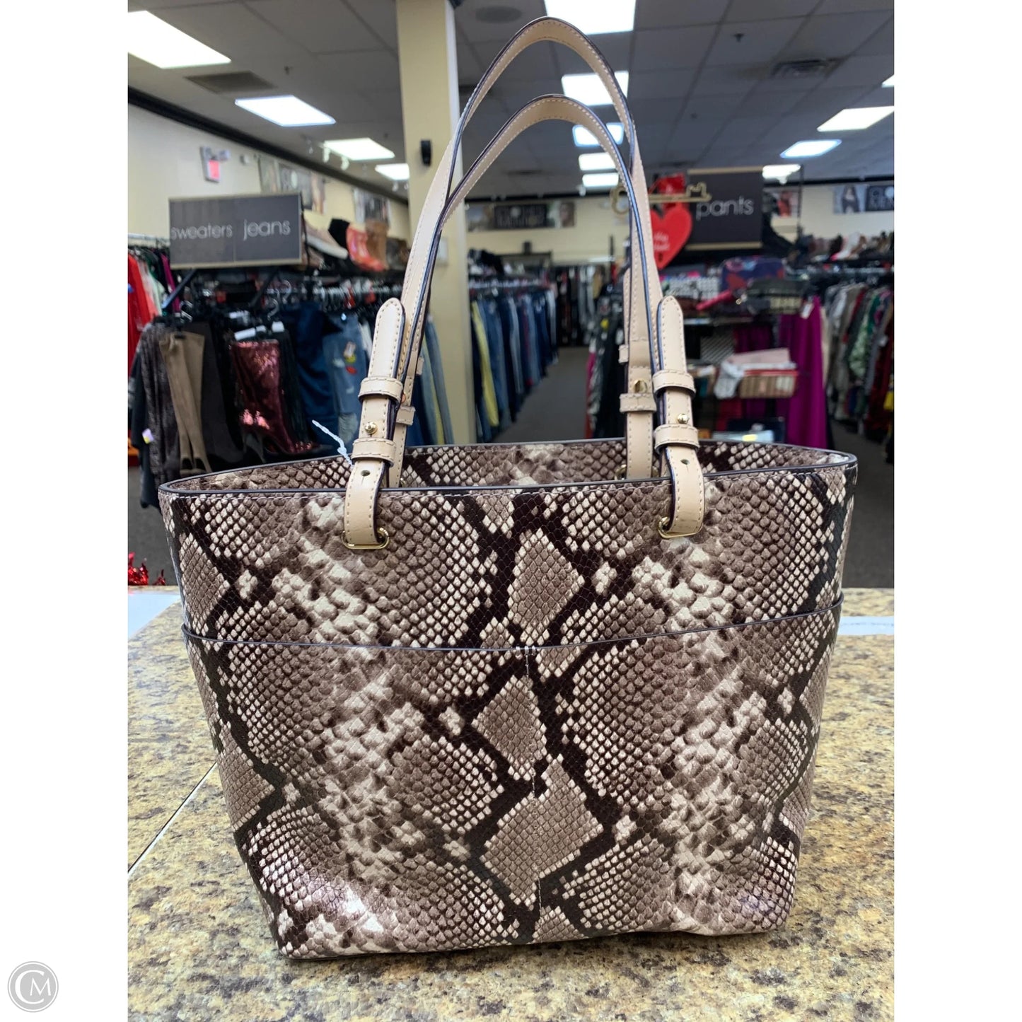 Handbag Designer By Michael Kors, Size: Medium