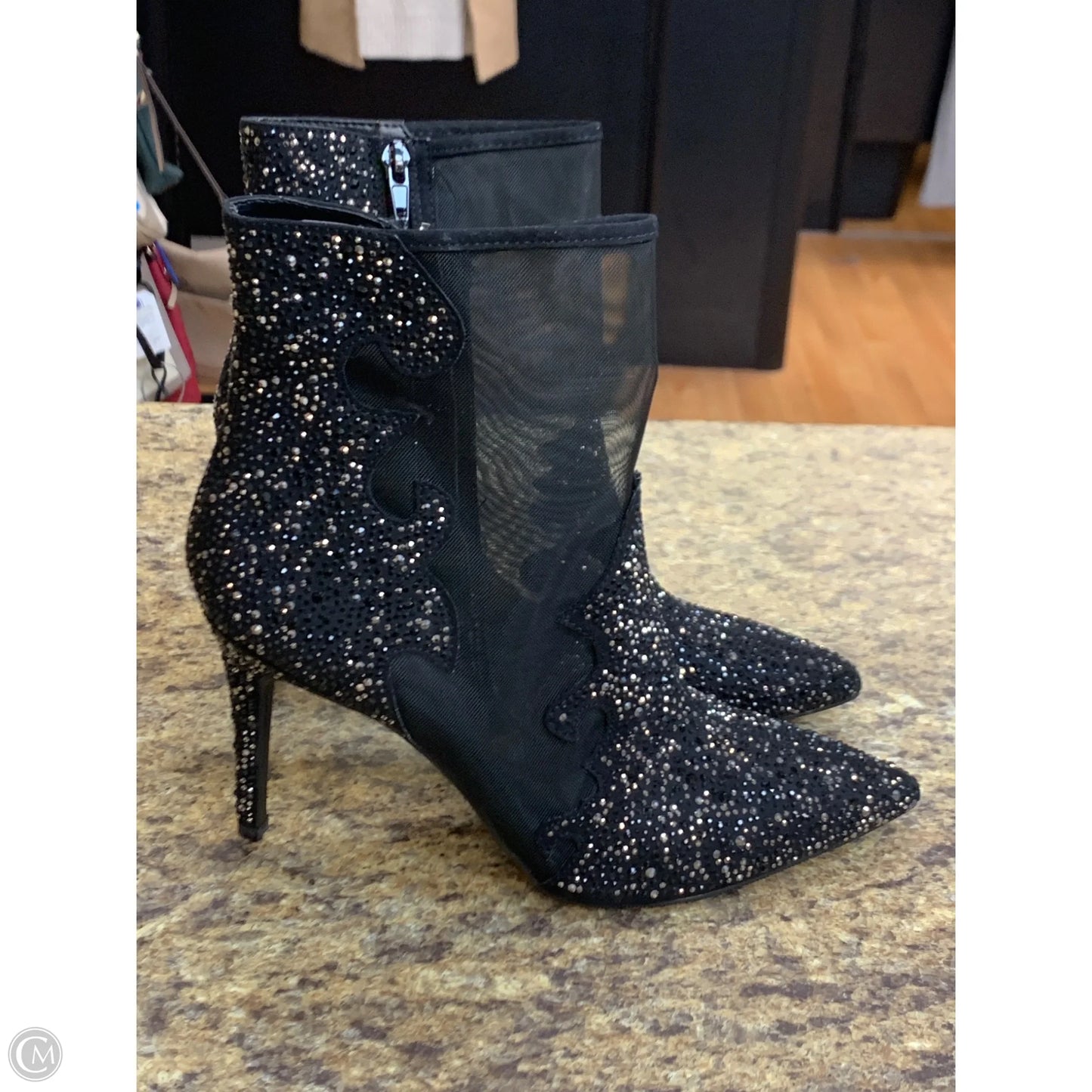 Boots Ankle Heels By Thalia Sodi In Black, Size: 9