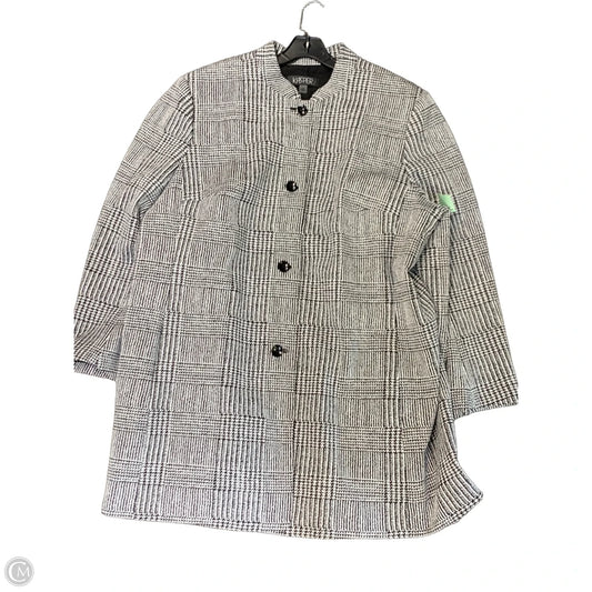 Coat Other By Kasper In Black & White, Size: 22