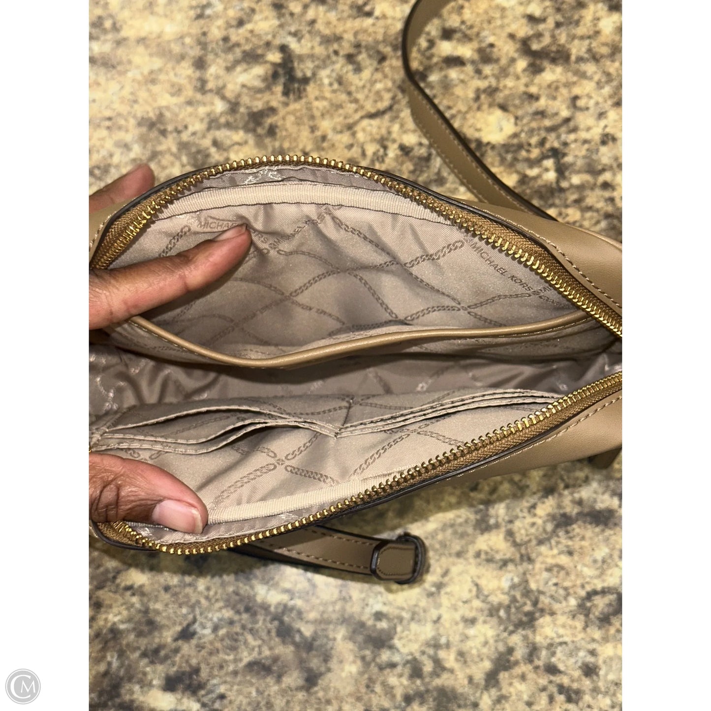 Crossbody Designer By Michael Kors, Size: Medium