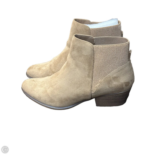 Boots Ankle Flats By Union Bay In Tan, Size: 11
