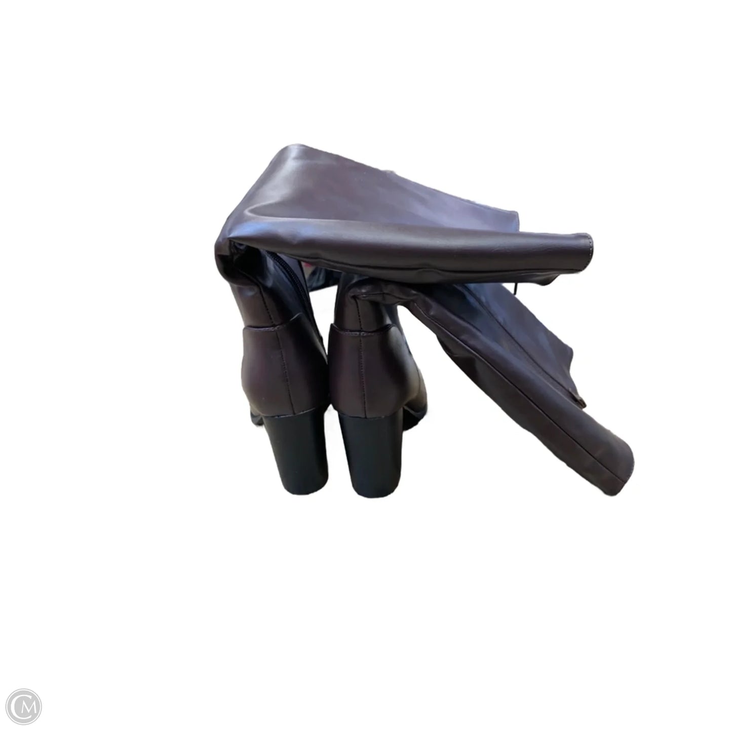 Boots Knee Heels By Allegra K In Brown, Size: 7.5