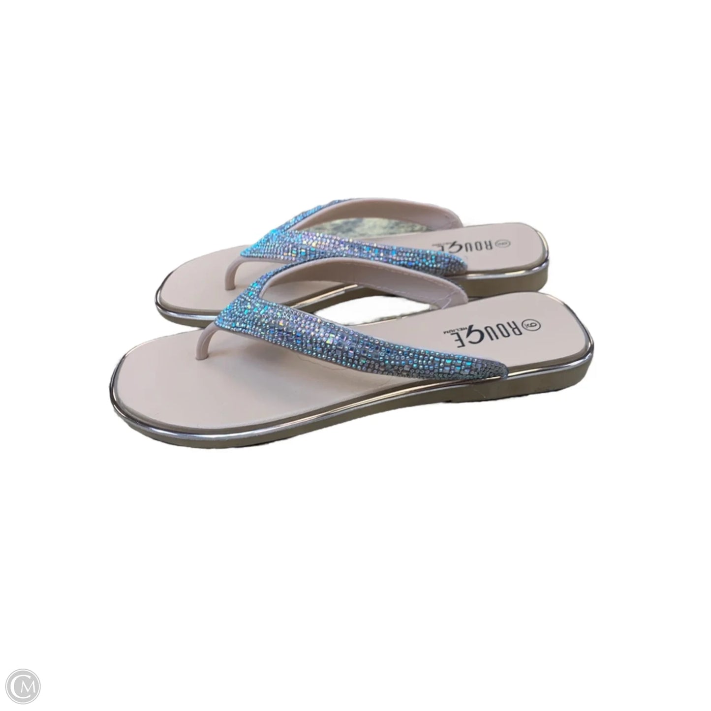 Shoes Heels Wedge By Gianni Bini In White, Size: 8