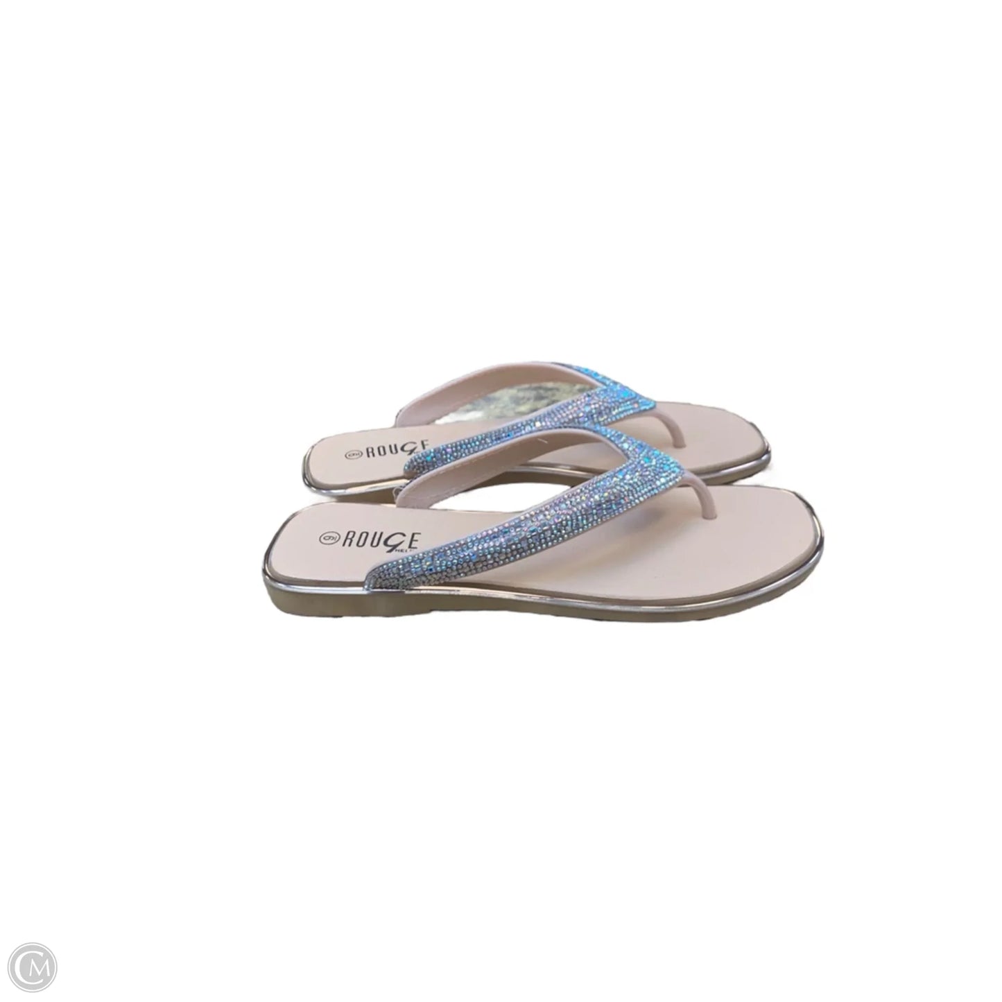 Shoes Heels Wedge By Gianni Bini In White, Size: 8