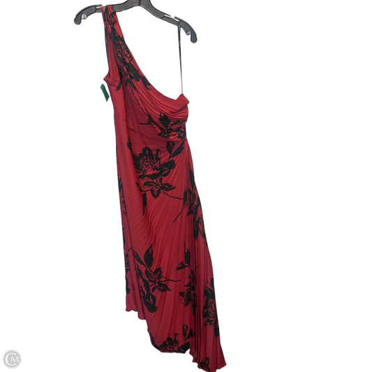 Dress Party Long By Nicole Miller In Black & Red, Size: 14