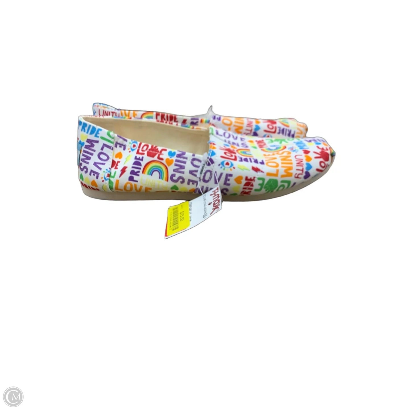 Shoes Flats By Toms In Rainbow Print, Size: 7