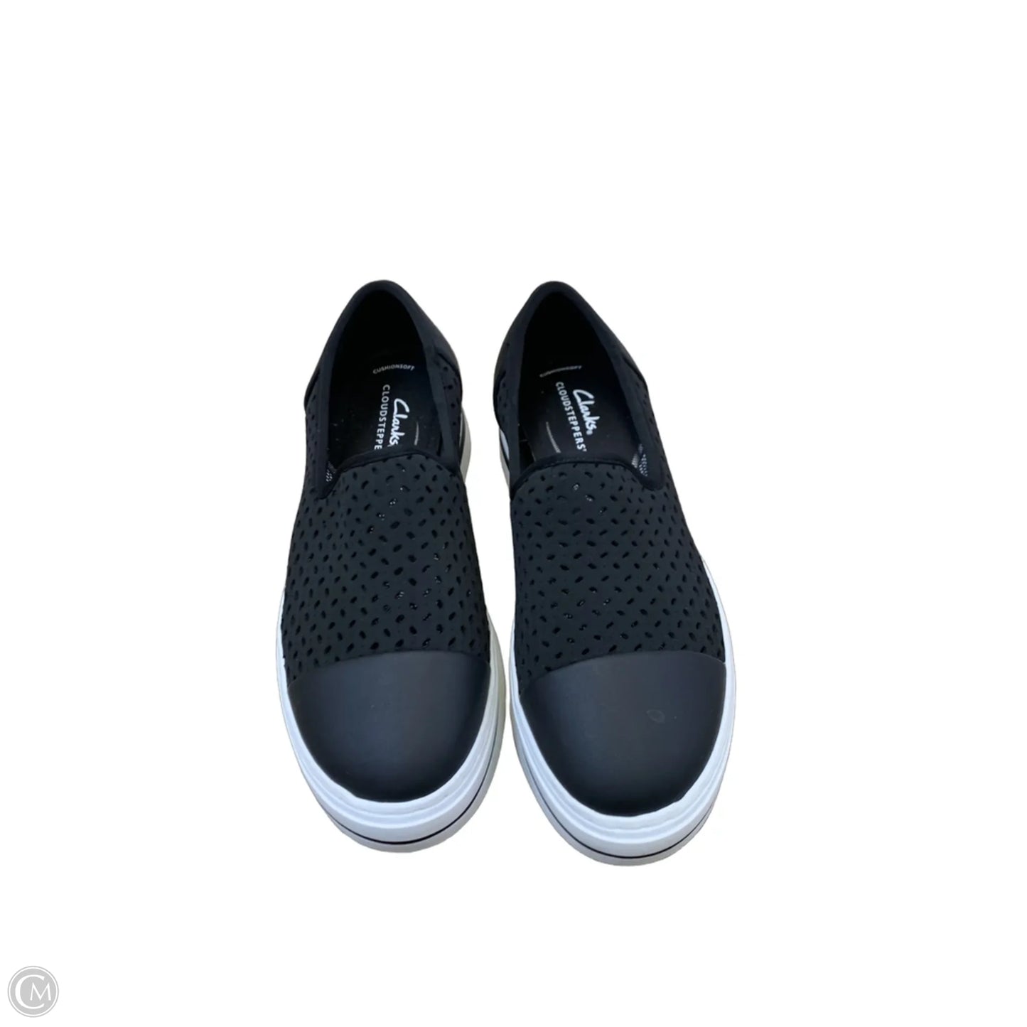 Shoes Flats By Clarks In Black, Size: 6.5