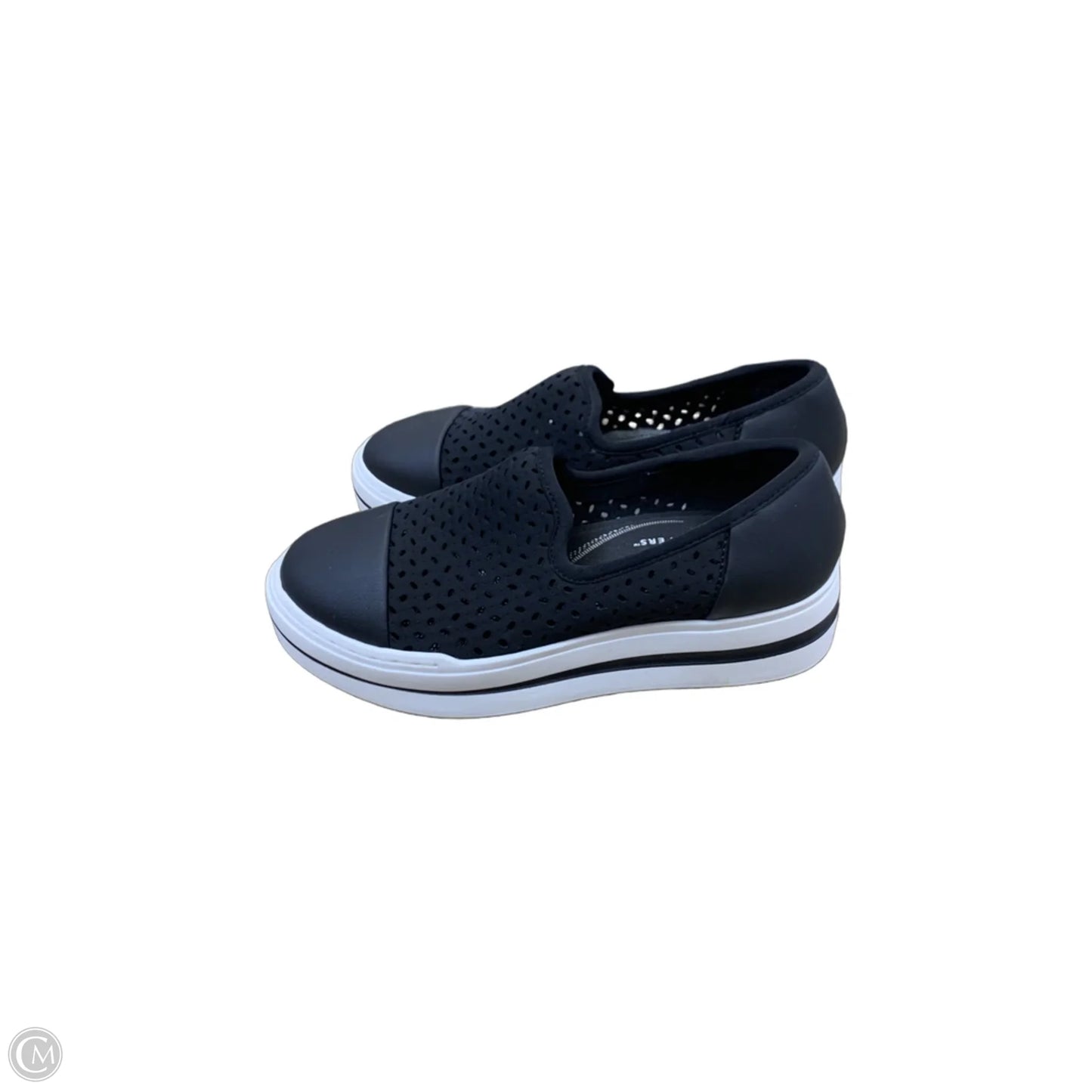 Shoes Flats By Clarks In Black, Size: 6.5