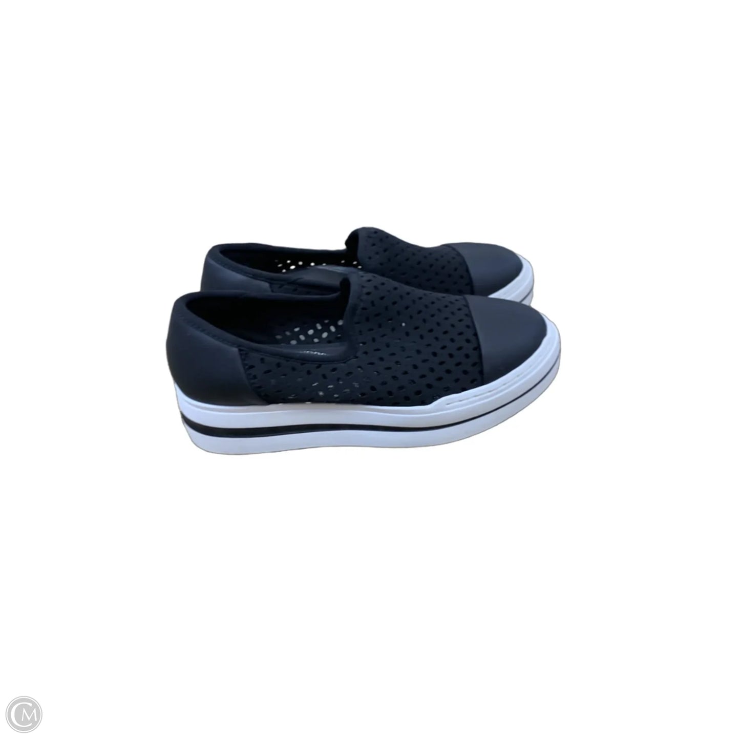 Shoes Flats By Clarks In Black, Size: 6.5
