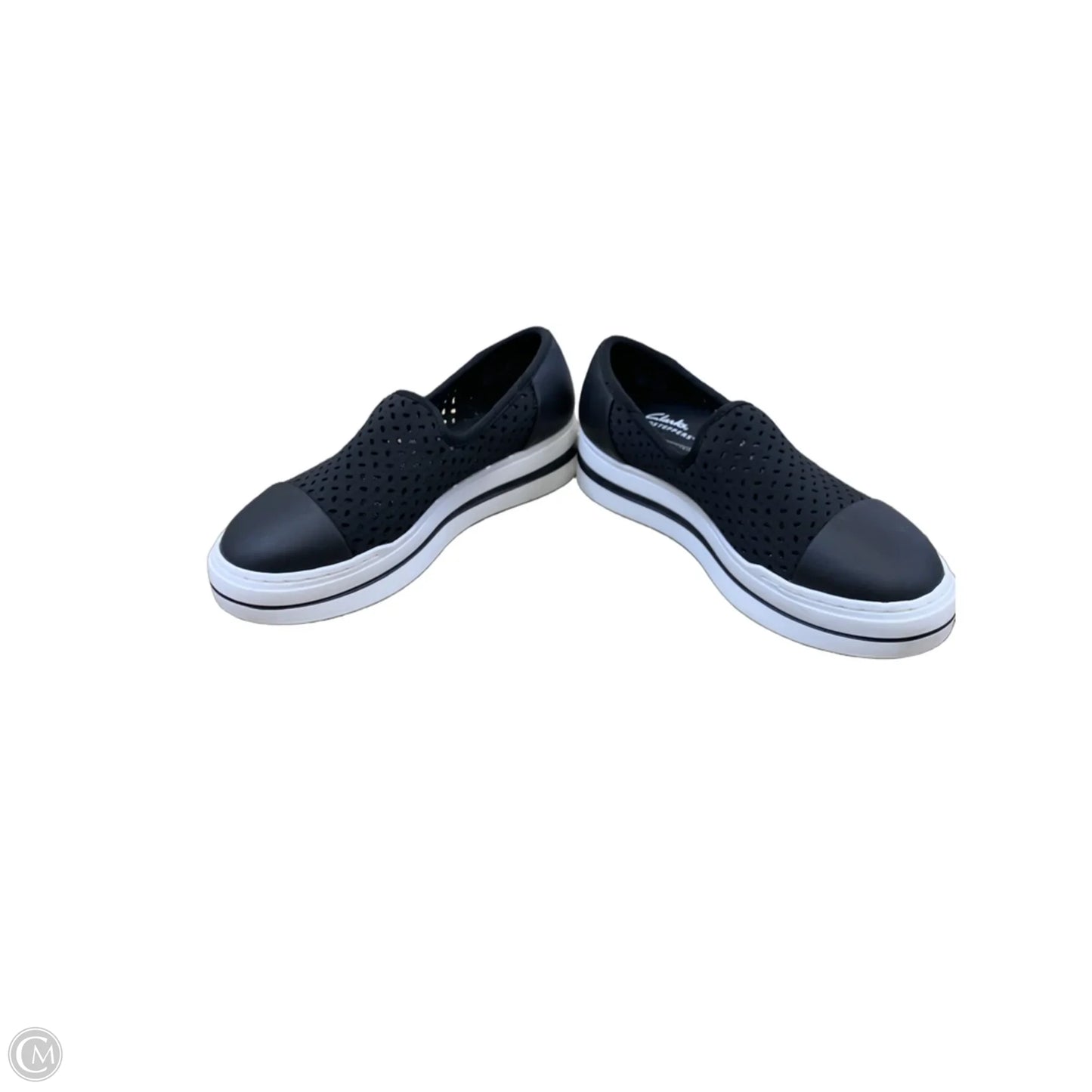 Shoes Flats By Clarks In Black, Size: 6.5