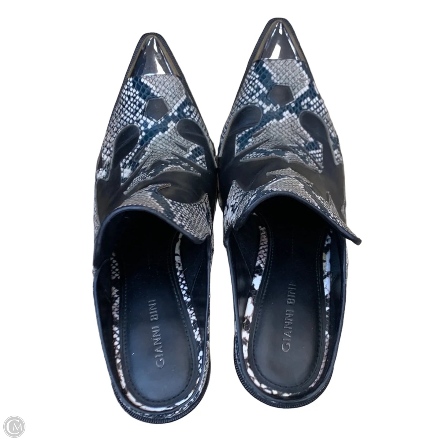 Shoes Heels Block By Gianni Bini In Snakeskin Print, Size: 8.5