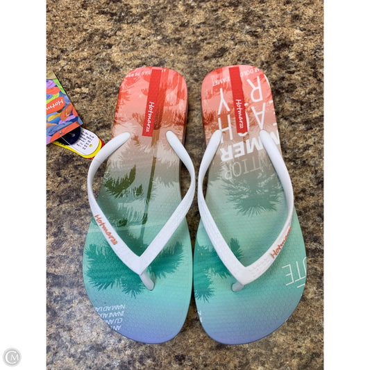 Sandals Flip Flops By Cmf In Multi-colored, Size: 8