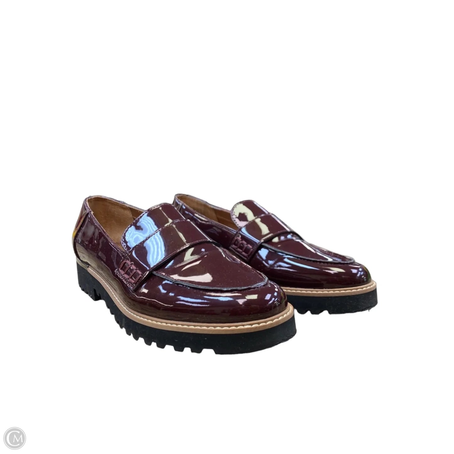 Shoes Flats By Franco Sarto In Maroon, Size: 7.5