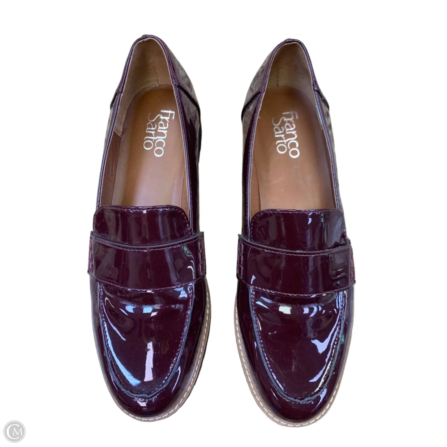 Shoes Flats By Franco Sarto In Maroon, Size: 7.5