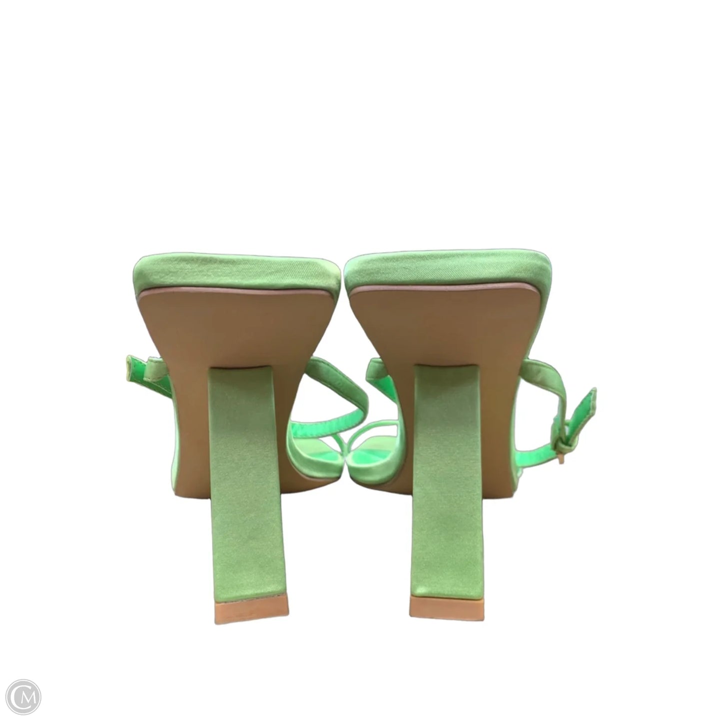 Shoes Heels Wedge By Cmf In Green, Size: 11