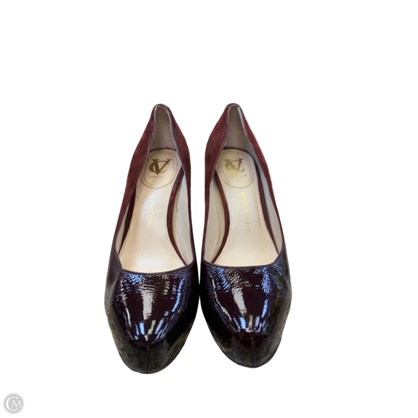 Shoes Heels Stiletto By Vince Camuto In Maroon, Size: 6.5
