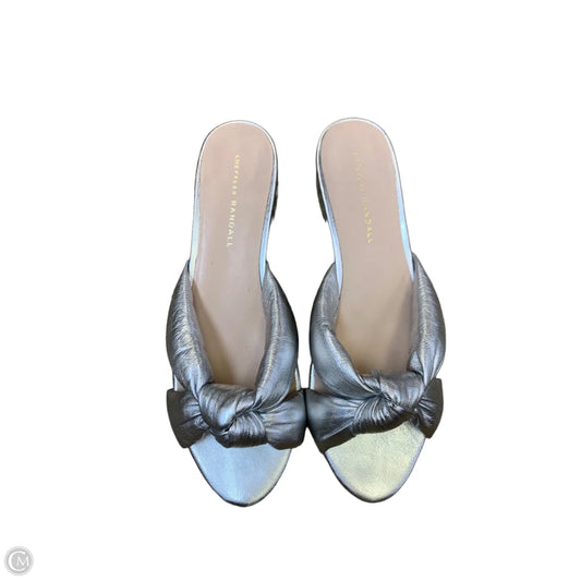 Sandals Flats By Loeffler Randall In Silver, Size: 9
