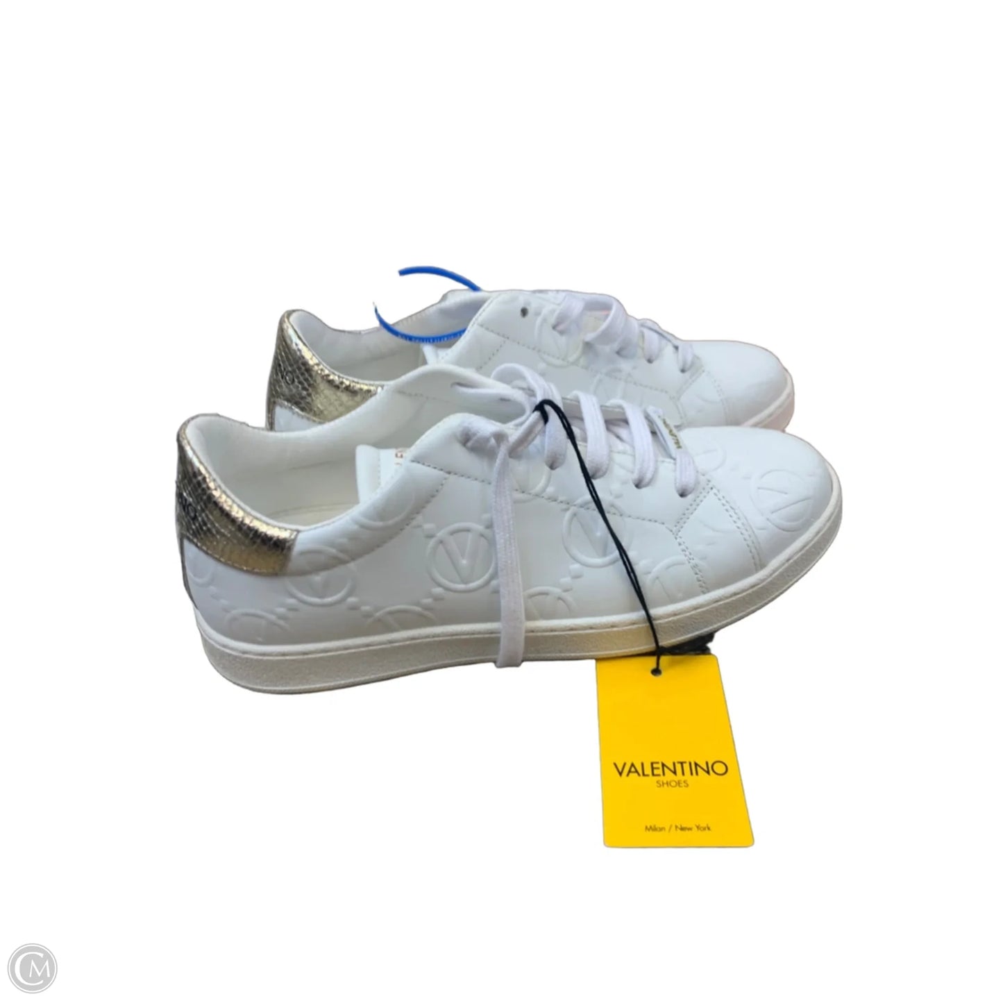 Shoes Designer By Valentino-mario In White, Size: 7.5