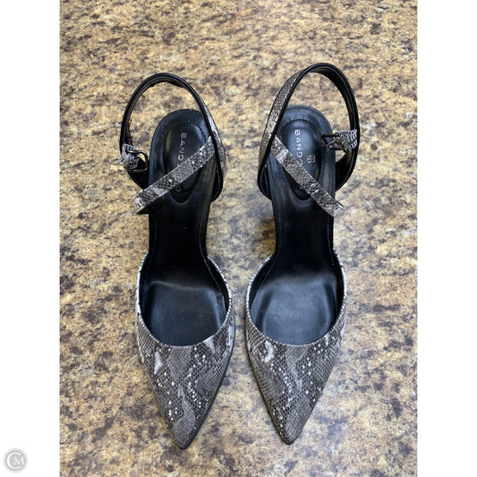 Shoes Heels Kitten By Bandolino In Black & White, Size: 8
