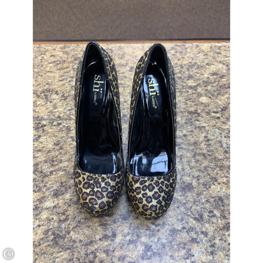 Shoes Heels Platform By Clothes Mentor In Animal Print, Size: 8
