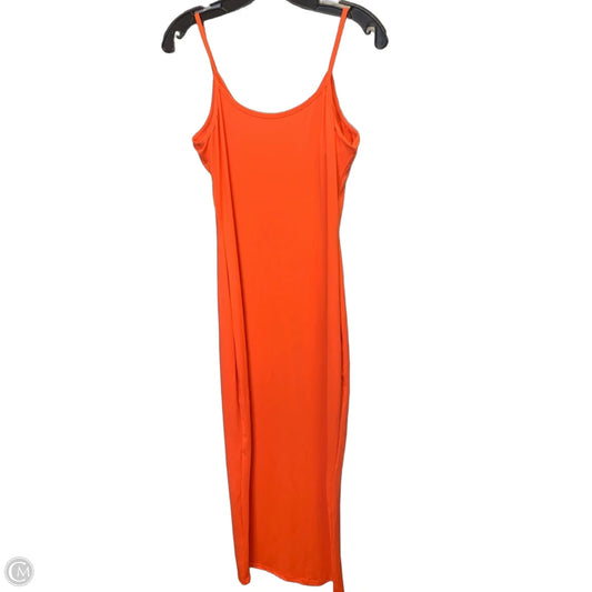 Dress Casual Maxi By Love J In Orange, Size: L