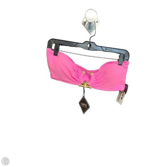 Swimsuit Top By Zaful In Pink, Size: L