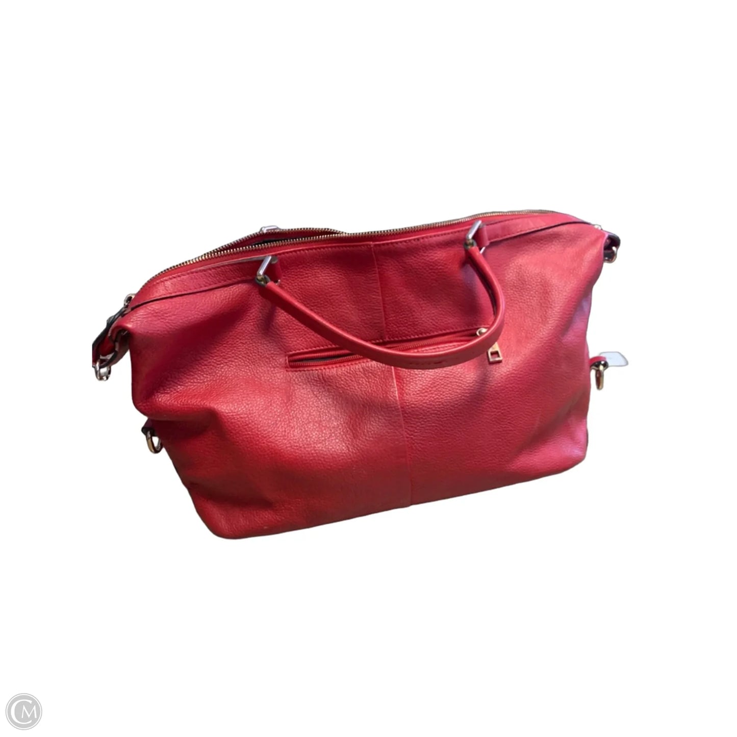 Handbag Leather By Cme, Size: Large
