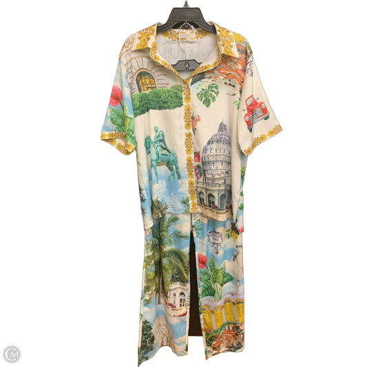 Pants Set 2pc By Cmc In Tropical Print, Size: L