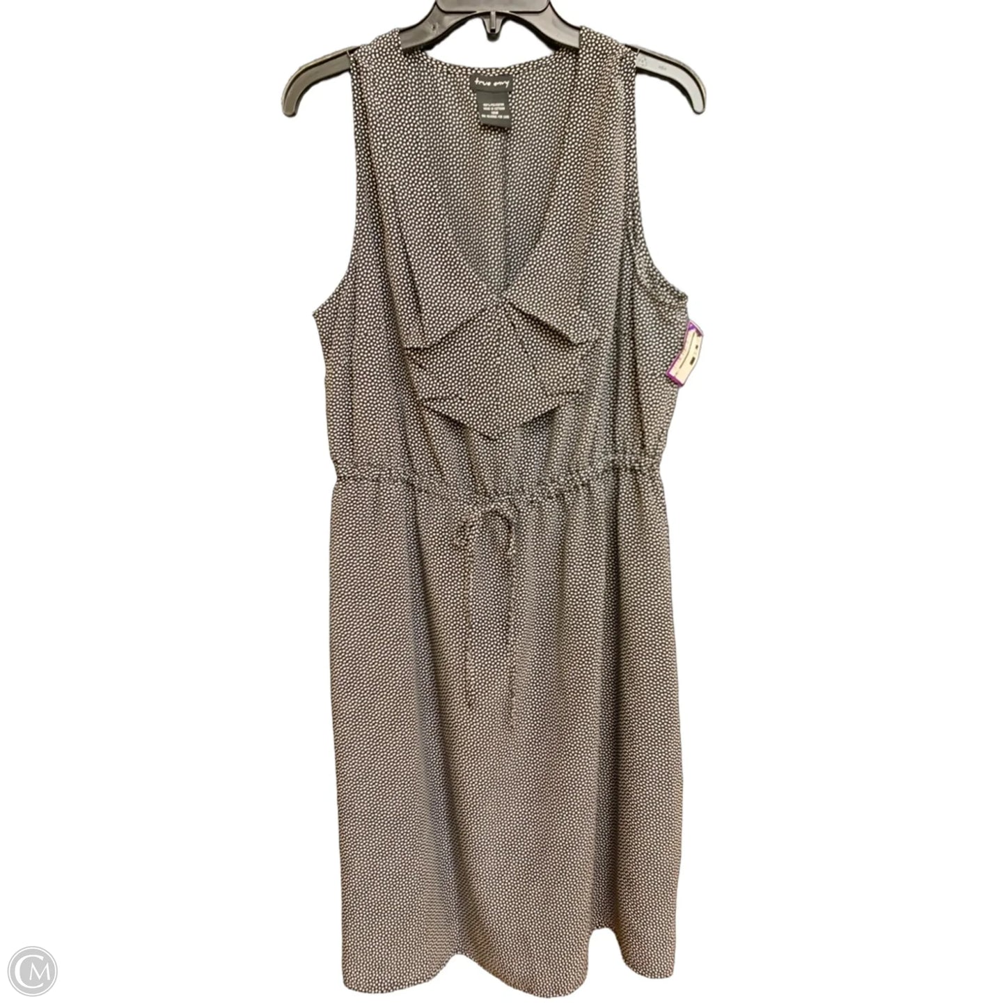 Dress Casual Midi By Cmf In Polkadot Pattern, Size: 18