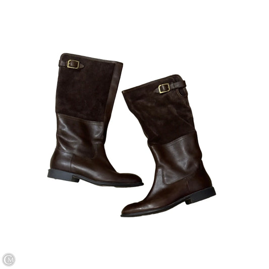 Boots Mid-calf Flats By Rockport In Brown, Size: 8.5