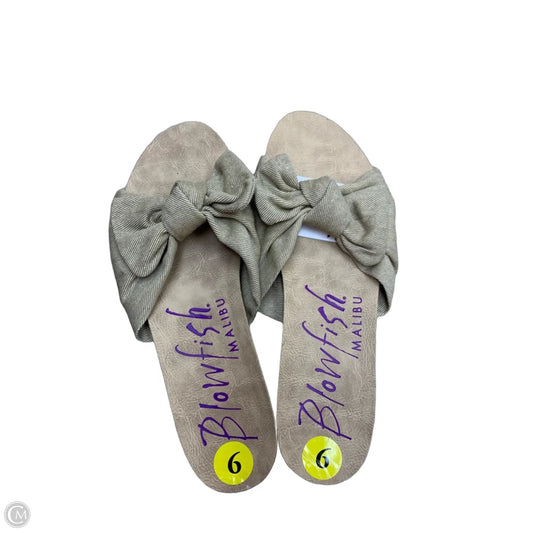 Sandals Flats By Blowfish In Tan, Size: 9