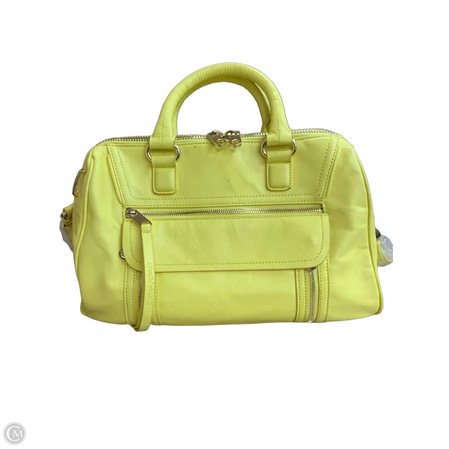 Handbag Leather By Cynthia Rowley, Size: Large