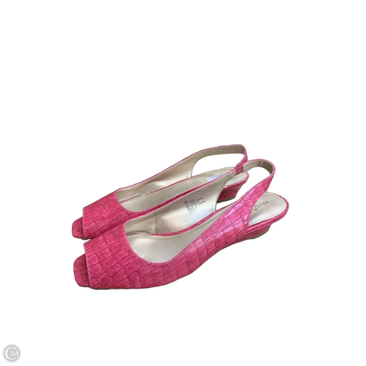 Sandals Heels Wedge By East 5th In Pink, Size: 9