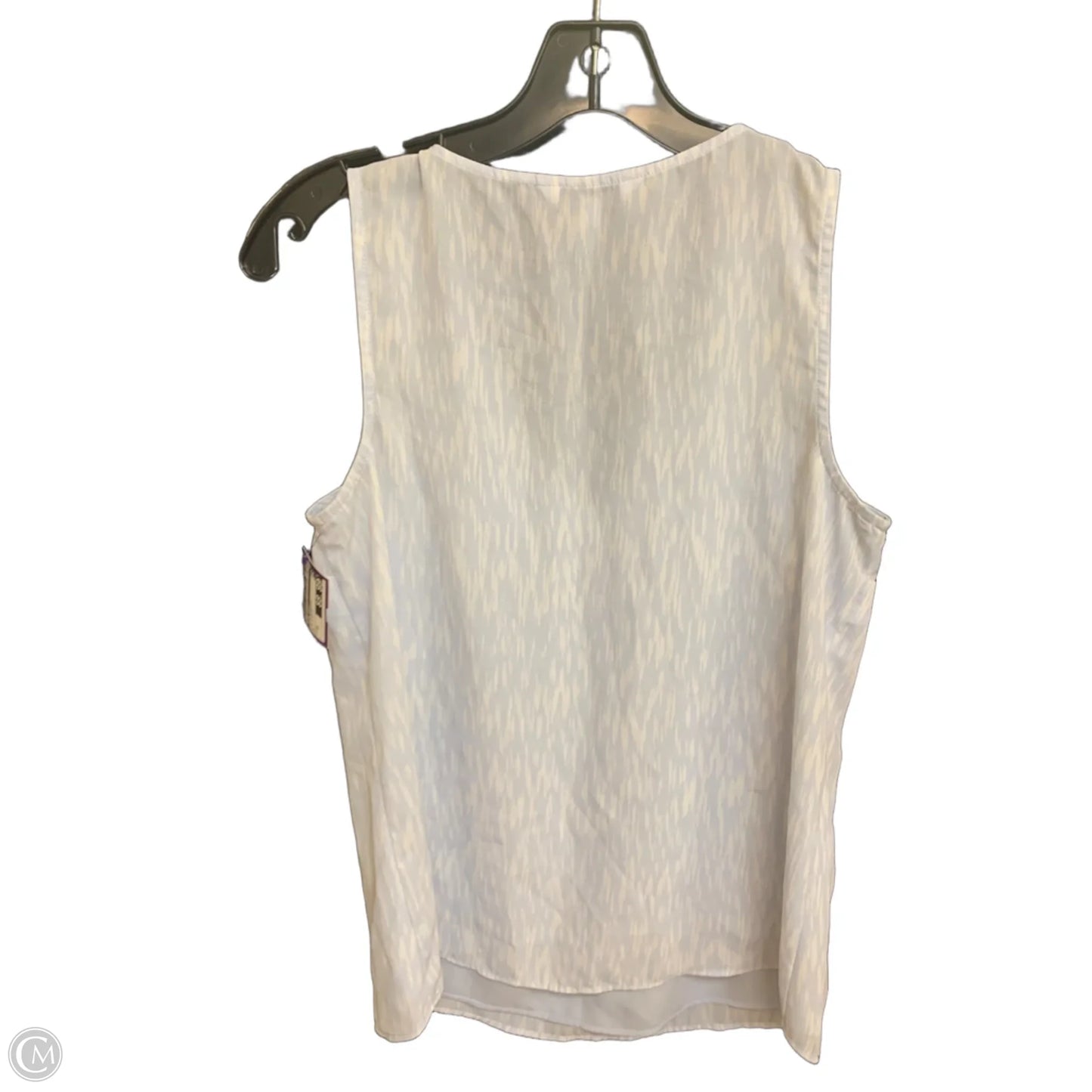 Top Sleeveless By Nine West In Blue & White, Size: Xs