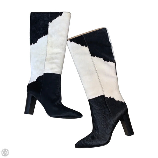 Boots Mid-calf Heels By Inc In Animal Print, Size: 7.5