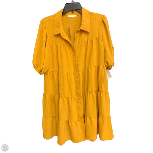 Dress Casual Midi By Timing In Yellow, Size: L