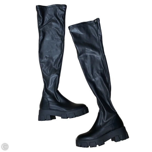 Boots Mid-calf Flats By Azalea Wang In Black, Size: 6.5