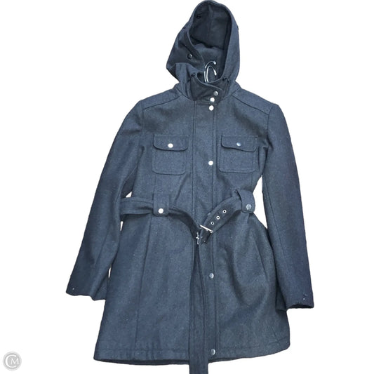 Coat Peacoat By Liz Claiborne In Grey, Size: L