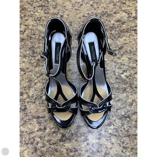 Sandals Heels Stiletto By White House Black Market In Black & White, Size: 8.5