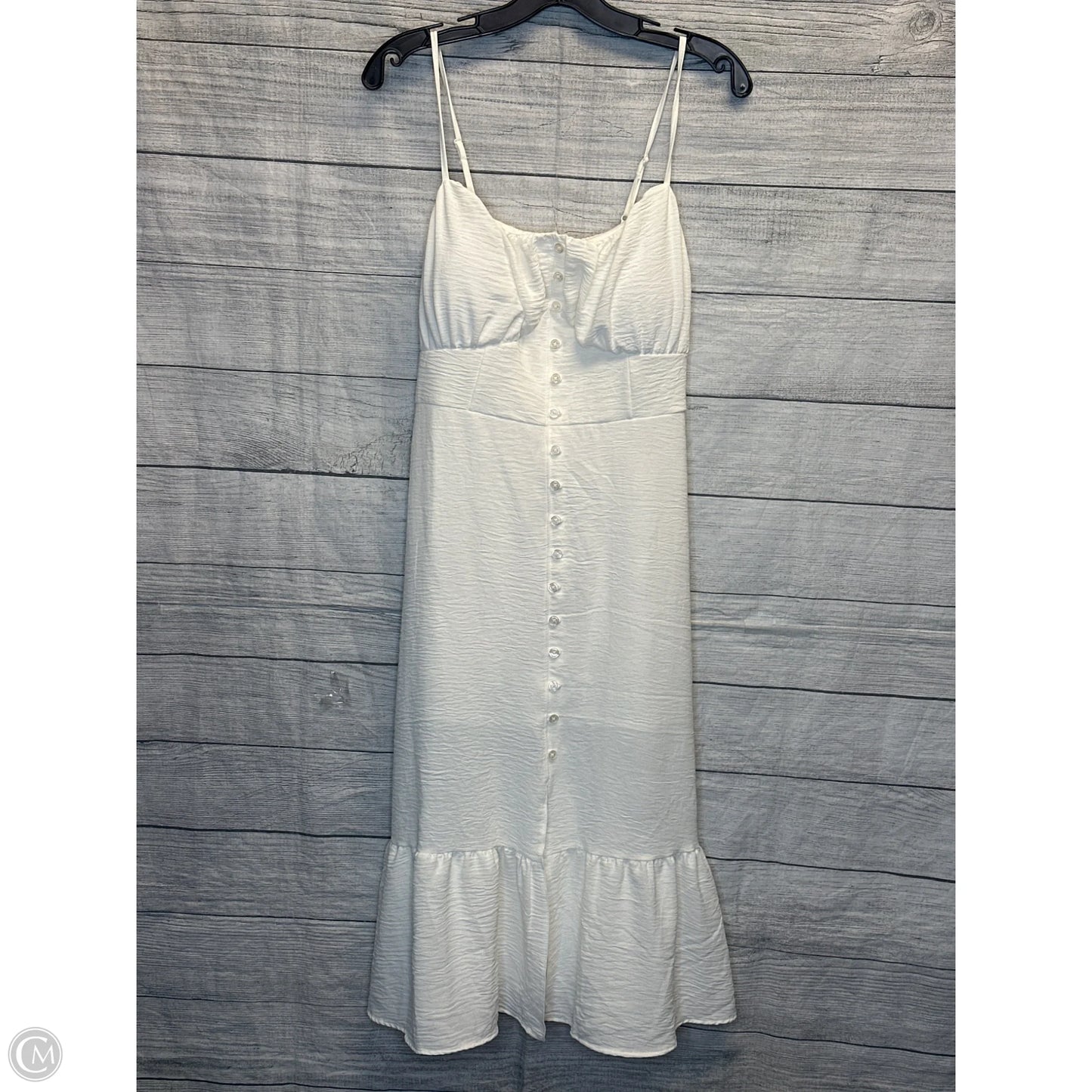 Dress Casual Maxi By No Boundaries In White, Size: L