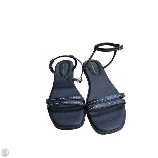 Sandals Flats By Tommy Hilfiger In Black, Size: 8