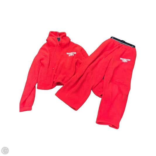 Athletic Pants 2pc By Cmc In Red, Size: Xxl