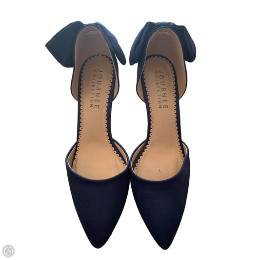 Shoes Heels Kitten By Journee In Navy, Size: 9